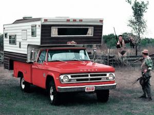 Dodge W200 Power Wagon El Dorado Camper by Ward 1970 года